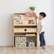 【Grow with Me】2-in-1 Multi-Purpose Bookshelf and Storage 多功能展示書櫃