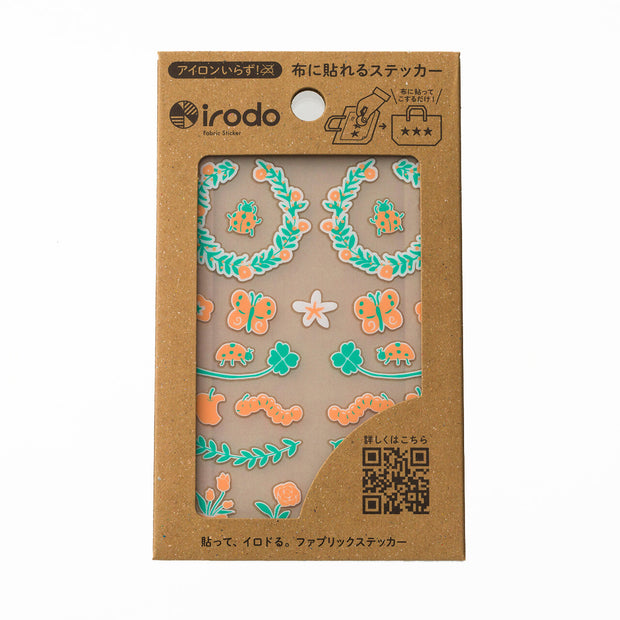 Irodo Fabric Transfer Sticker Set - Nature 日本免熨斗布料轉印貼 - 大自然