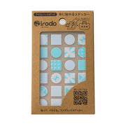 Irodo Fabric Transfer Sticker Set - Colorful Tiles 日本免熨斗布料轉印貼 - 繽紛花磚紋