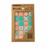 Irodo Fabric Transfer Sticker Set - Colorful Tiles 日本免熨斗布料轉印貼 - 繽紛花磚紋