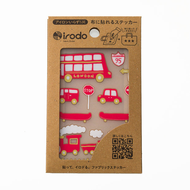 Irodo Fabric Transfer Sticker Set - Cute Icons 日本免熨斗布料轉印貼 - 可愛圖案