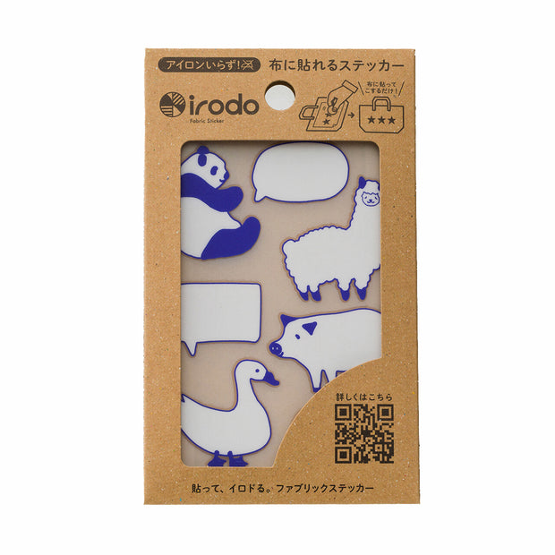 Irodo Fabric Transfer Sticker Set - Cute Icons 日本免熨斗布料轉印貼 - 可愛圖案