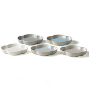 Japanese Mino Ware Cloud Plate Gift Set of 5 日本美濃燒雲朵碟禮盒組