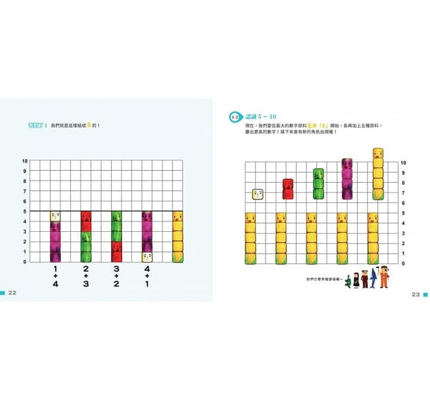 算數好好玩：角色數棒積木卡 玩出兒童算數力(隨書附贈數棒積木卡桌遊組)